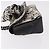 CHANEL Choco Bar Chain Shoulder Bag Satin Black Silver CC - vista 4