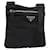 PRADA Shoulder Bag Nylon Black Silver