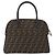 FENDI Zucca Canvas Hand Bag Black Brown - vista 2