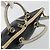 Chloé Chloe Bailey Hand Bag Leather 2way Black Gold - vista 6