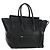 Céline CELINE Luggage Mini Hand Bag Leather Black Silver