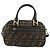 FENDI Zucca Canvas Hand Bag 2way Black Brown - vista 2