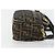 FENDI Zucca Canvas Hand Bag 2way Black Brown - vista 4