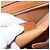Céline CELINE Macadam Canvas Hand Bag PVC Leather Brown Gold - vista 12