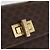 Céline CELINE Macadam Canvas Hand Bag PVC Leather Brown Gold - vista 19