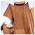 Céline CELINE Macadam Canvas Hand Bag PVC Leather Brown Gold - vista 22