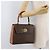 Céline CELINE Macadam Canvas Hand Bag PVC Leather Brown Gold - vista 24