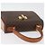 Céline CELINE Macadam Canvas Hand Bag PVC Leather Brown Gold - vista 6