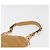 PRADA Chain Shoulder Bag Leather Beige Gold - vista 8
