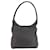 PRADA Shoulder Bag Leather Gray Silver