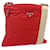 PRADA Shoulder Bag Nylon Red Silver