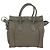 Céline CELINE Luggage Mini Shopper Hand Bag Leather Gray Silver - vista 2