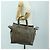 Céline CELINE Luggage Mini Shopper Hand Bag Leather Gray Silver - vista 26