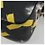 PRADA Chain Shoulder Bag Leather Black Yellow - vista 17