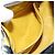 PRADA Chain Shoulder Bag Leather Black Yellow - vista 24