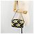 PRADA Chain Shoulder Bag Leather Black Yellow - vista 25