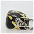 PRADA Chain Shoulder Bag Leather Black Yellow - vista 3