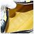 PRADA Chain Shoulder Bag Leather Black Yellow - vista 9