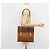 LOEWE Velazquez Shoulder Bag Leather Brown Gold - vista 24