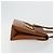 LOEWE Velazquez Shoulder Bag Leather Brown Gold - vista 3