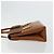 LOEWE Velazquez Shoulder Bag Leather Brown Gold - vista 4