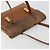 LOEWE Velazquez Shoulder Bag Leather Brown Gold - vista 6