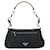 PRADA Shoulder Bag Nylon Leather Black Silver - vista 13