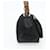 PRADA Shoulder Bag Nylon Leather Black Silver - vista 3