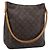 LOUIS VUITTON Monogram Looping GM Shoulder Bag M51145 LV