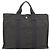 Hermès HERMES Her Line MM Hand Bag Canvas Gray Silver - vista 2