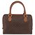Céline CELINE Macadam Canvas Boston Bag PVC Leather Brown Gold - vista 2