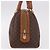 Céline CELINE Macadam Canvas Boston Bag PVC Leather Brown Gold - vista 4
