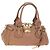 Chloé Chloe Paddington Hand Bag Leather Beige Gold Silver