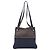 Hermès HERMES Mrs. Hippies Shoulder Bag Leather Navy Dark Brown - vista 2