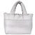 CHANEL Cococoon Tote Bag Leather Silver CC - vista 2