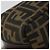 FENDI Zucca Canvas Pouch Black Brown - vista 16