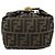 FENDI Zucca Canvas Pouch Black Brown - vista 2