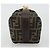 FENDI Zucca Canvas Pouch Black Brown - vista 3
