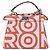 FENDI Mini Peek A Boo Hand Bag Leather 2way White Silver - vista 13