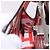 FENDI Mini Peek A Boo Hand Bag Leather 2way White Silver - vista 25