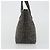 FENDI Zucca Canvas Hand Bag PVC Black Brown - vista 5
