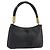 GUCCI Shoulder Bag Leather Black Gold 108964