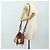 LOEWE Anagram Mini Hammock Drawstring Bag Leather 2way Brown - vista 23