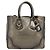 PRADA Tote Bag Leather 2way Gold - vista 2