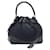 PRADA Shoulder Bag Nylon Leather Black Silver