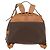 Céline CELINE Macadam Canvas Backpack PVC Leather Brown Gold - vista 2