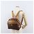 Céline CELINE Macadam Canvas Backpack PVC Leather Brown Gold - vista 27
