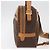 Céline CELINE Macadam Canvas Backpack PVC Leather Brown Gold - vista 3
