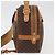 Céline CELINE Macadam Canvas Backpack PVC Leather Brown Gold - vista 4