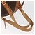 Céline CELINE Macadam Canvas Backpack PVC Leather Brown Gold - vista 9